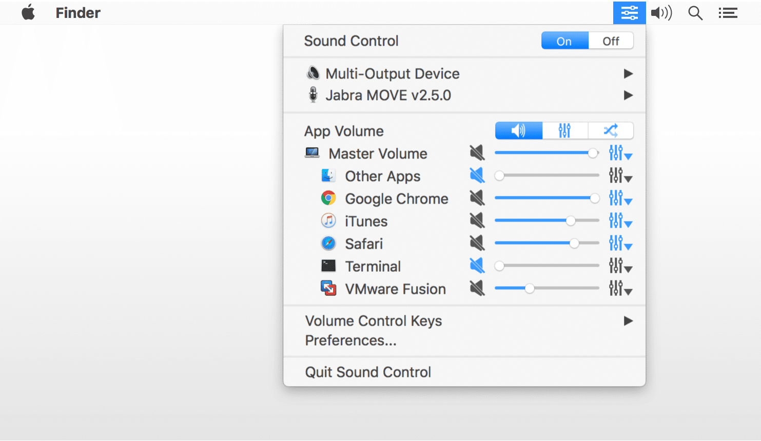 Mac Volume Control For Apps